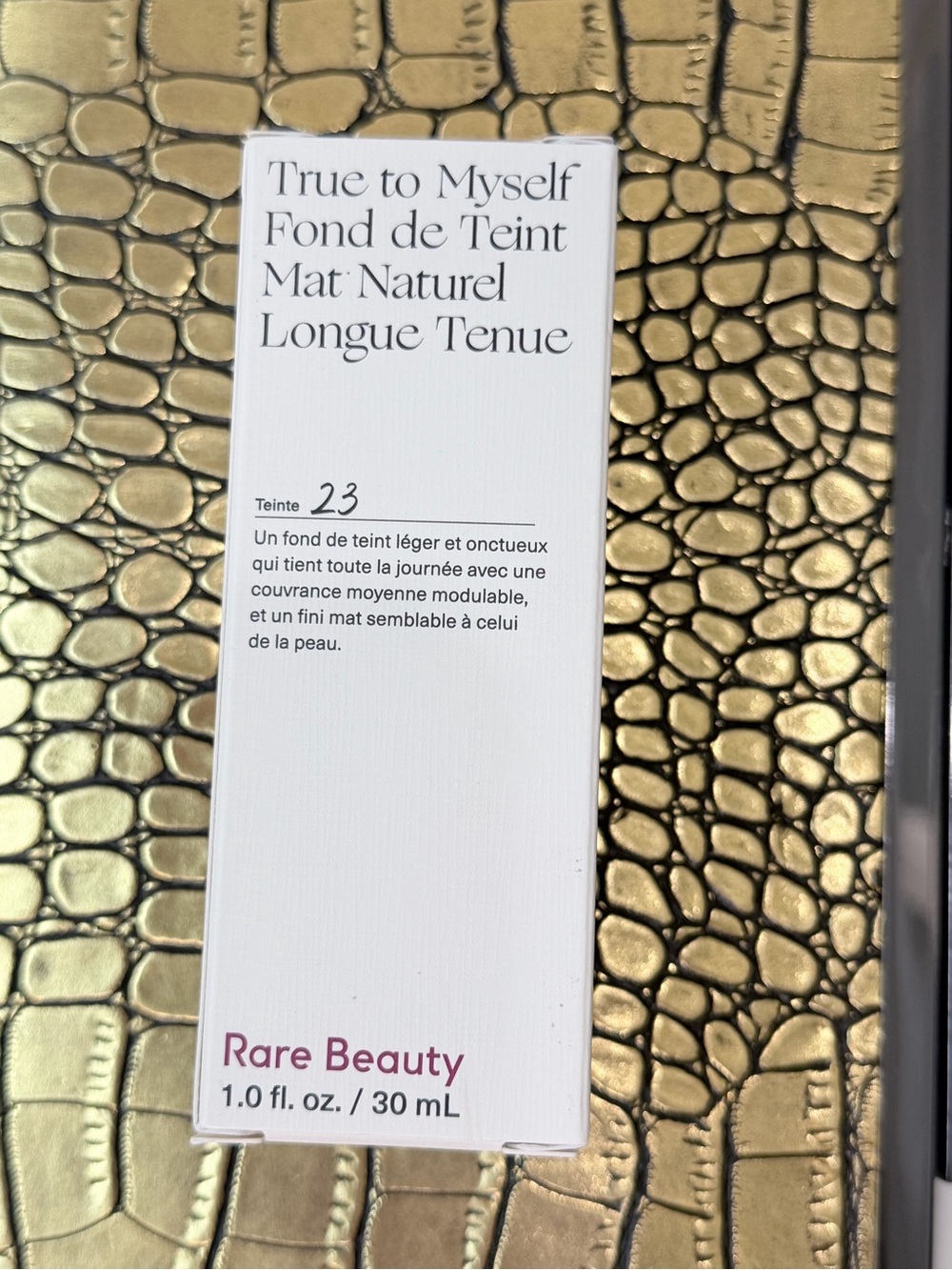 Rare Beauty True to Myself Natural Matte Longwear Foundation Shade 23 30ml New